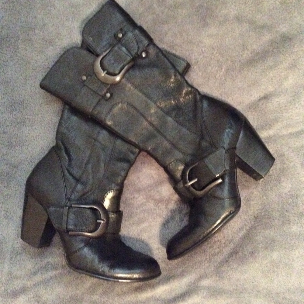 Born Leather knee high Boots/Booties